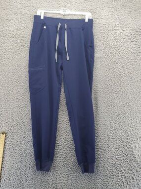 Figs Pants Womens Small Navy Zamora Joggers Technical Collection Scrubwear Style